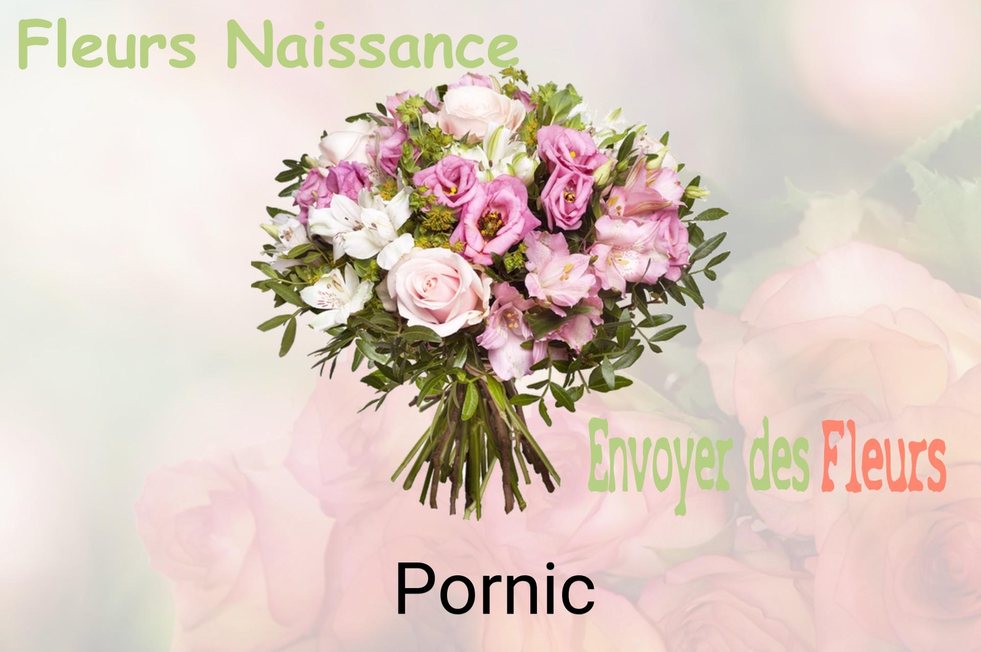 Bouquet de fleurs de naissance livré à Pornic